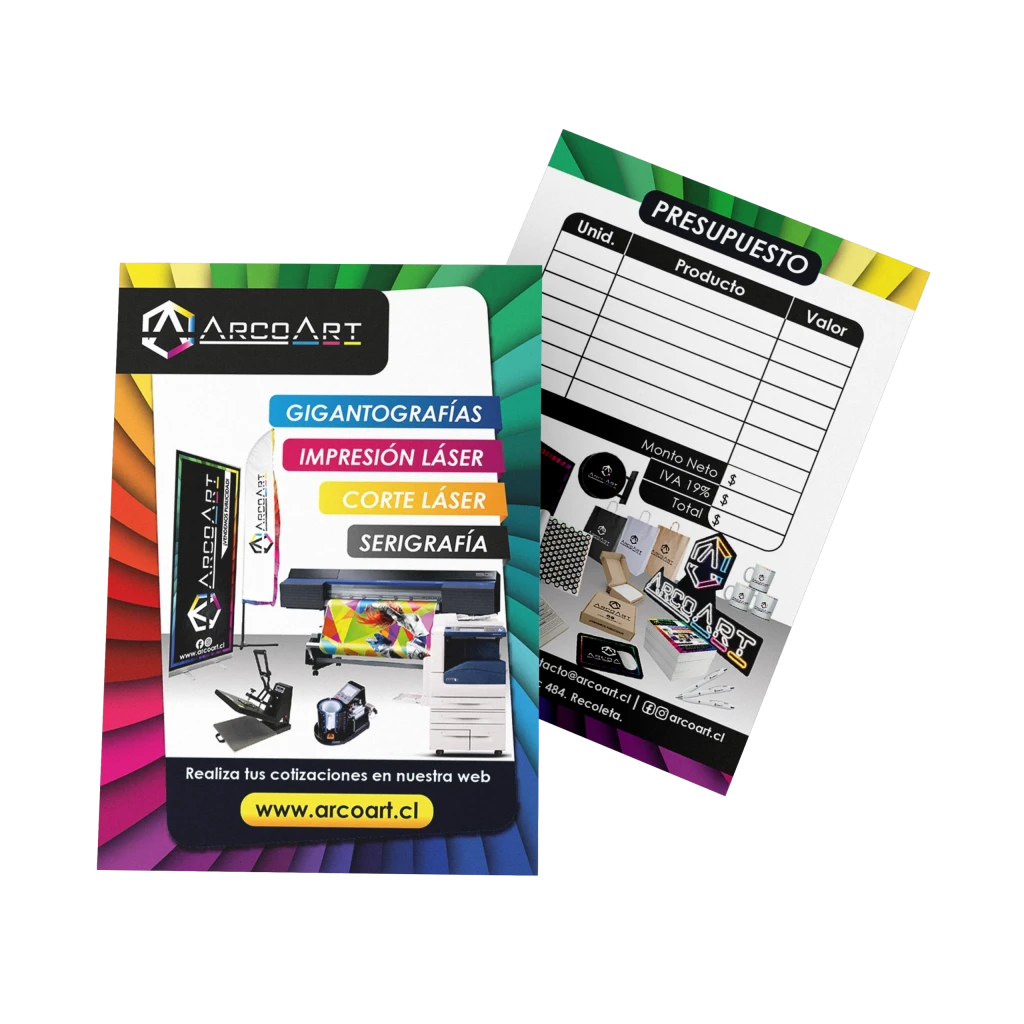 Flyers 10X14 Cm Ambas Caras