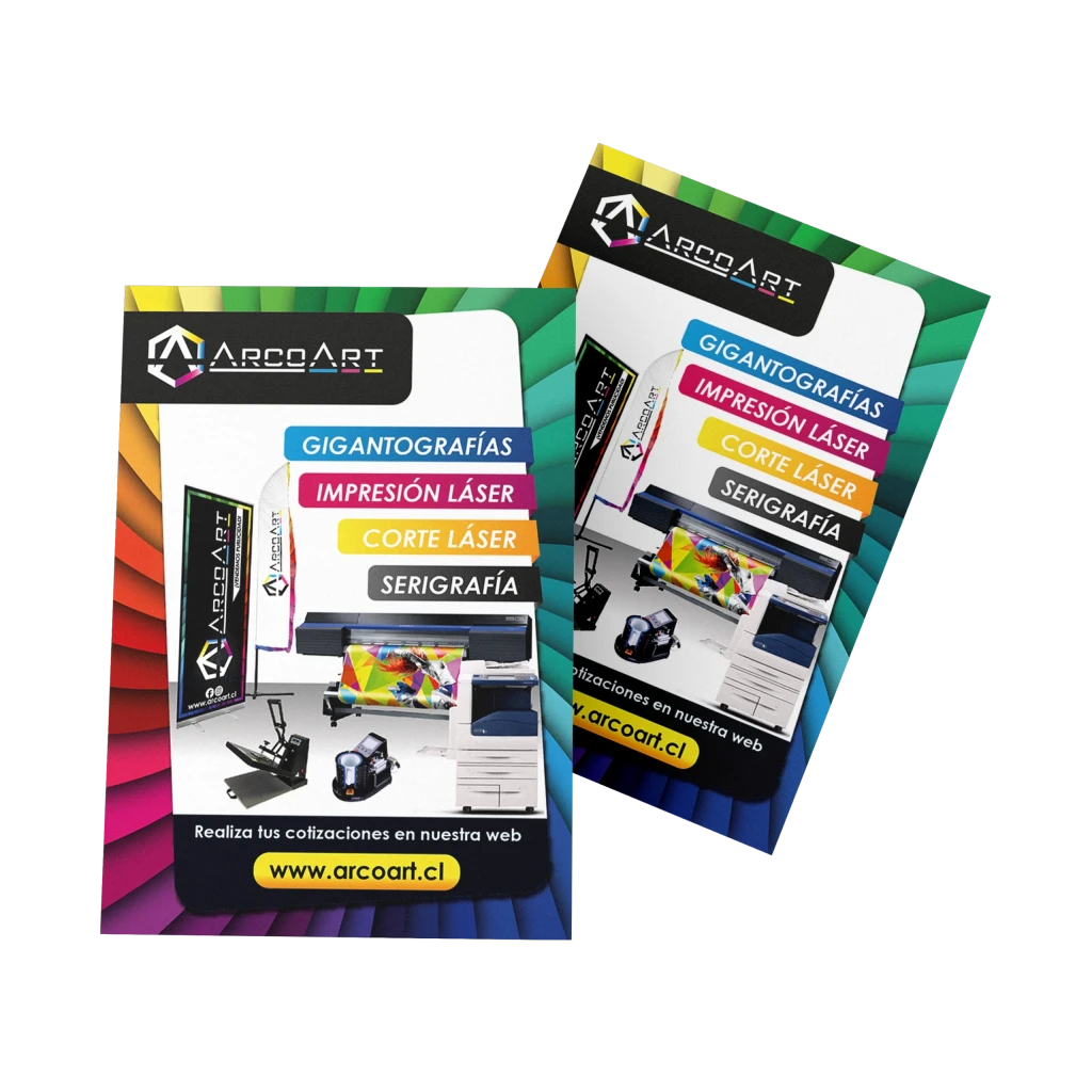 Flyers 10X14 Cm Ambas Caras