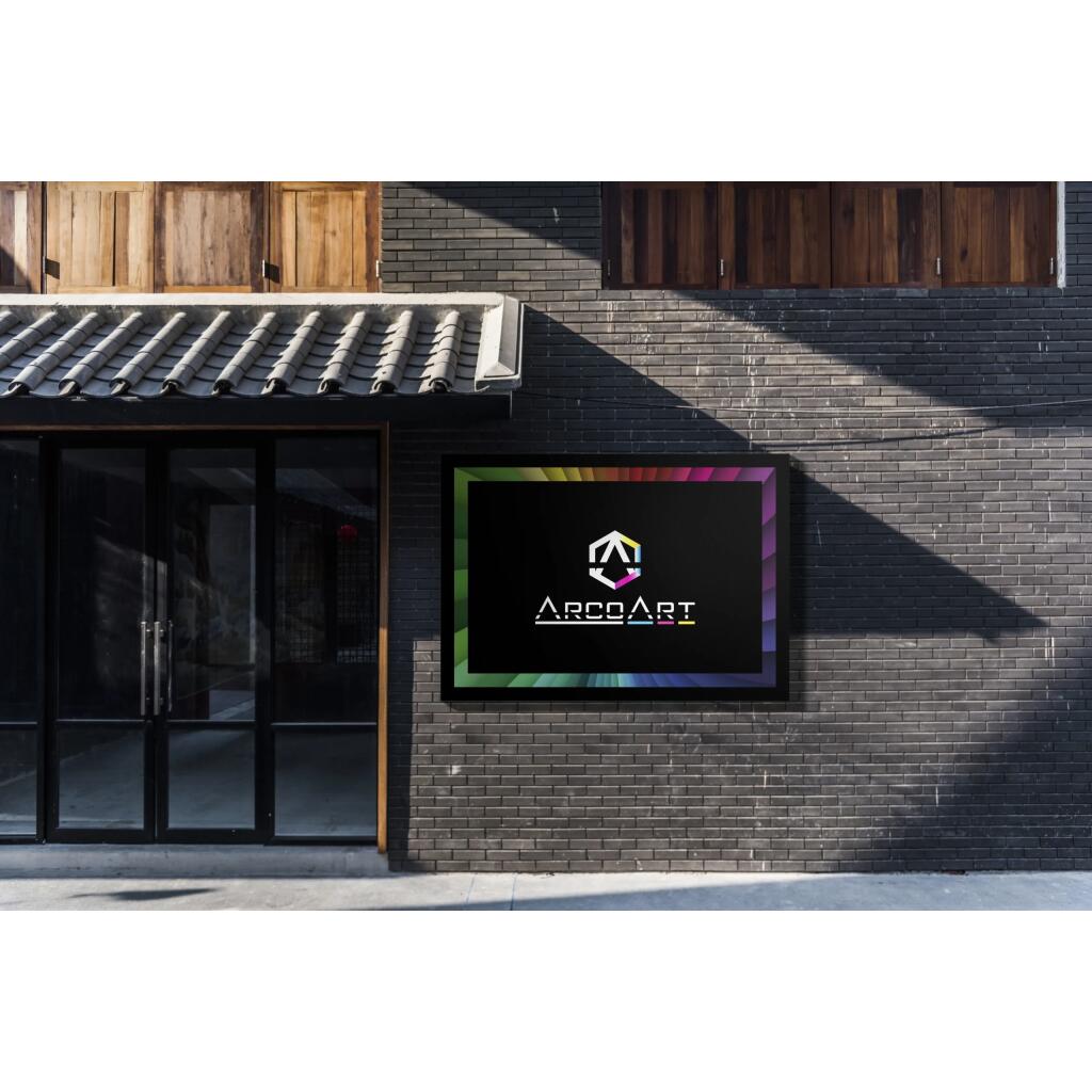 Inicio - Mockup Letrero Bastidor En Pared Scaled - Arco Art