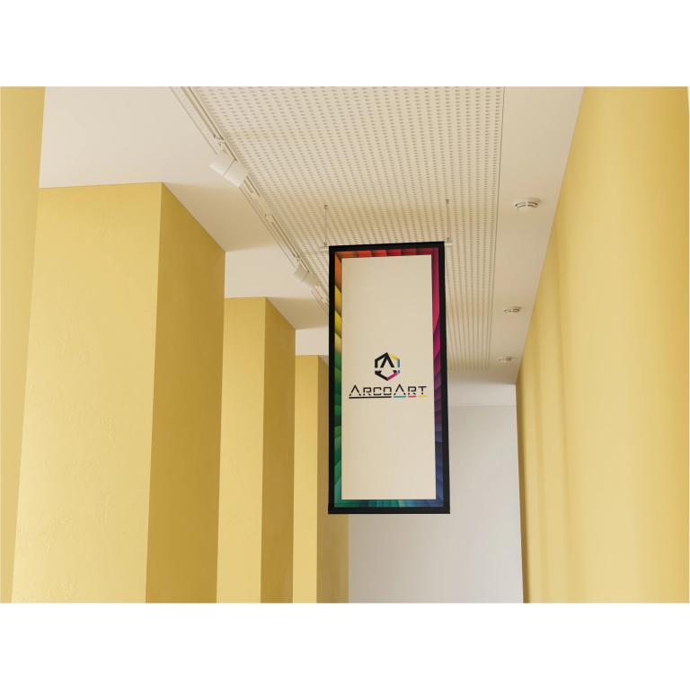 Tela PVC usada para hacer un pendon