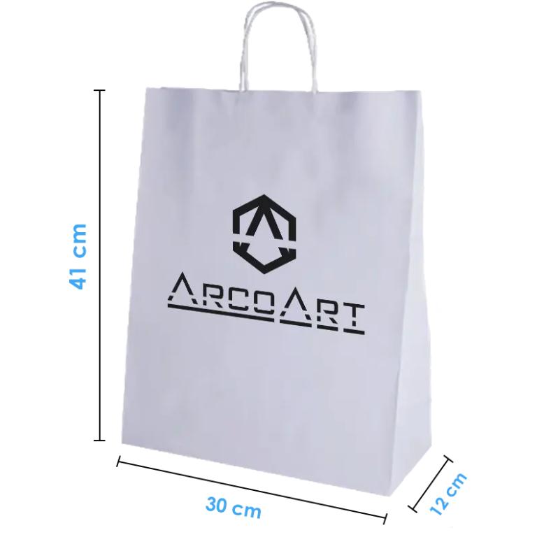 Bolsa de Papel Blanca 30x41x12