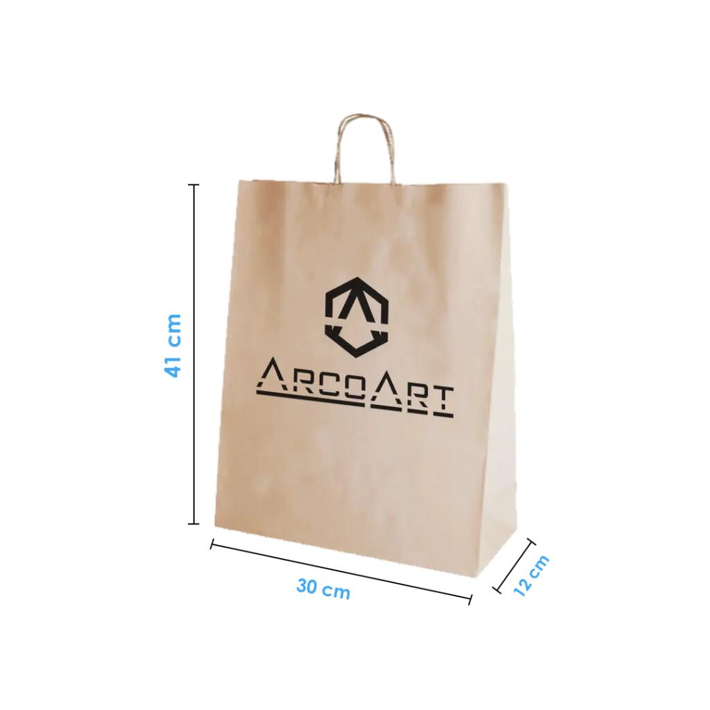 Bolsa De Papel Kraft 30X41X12
