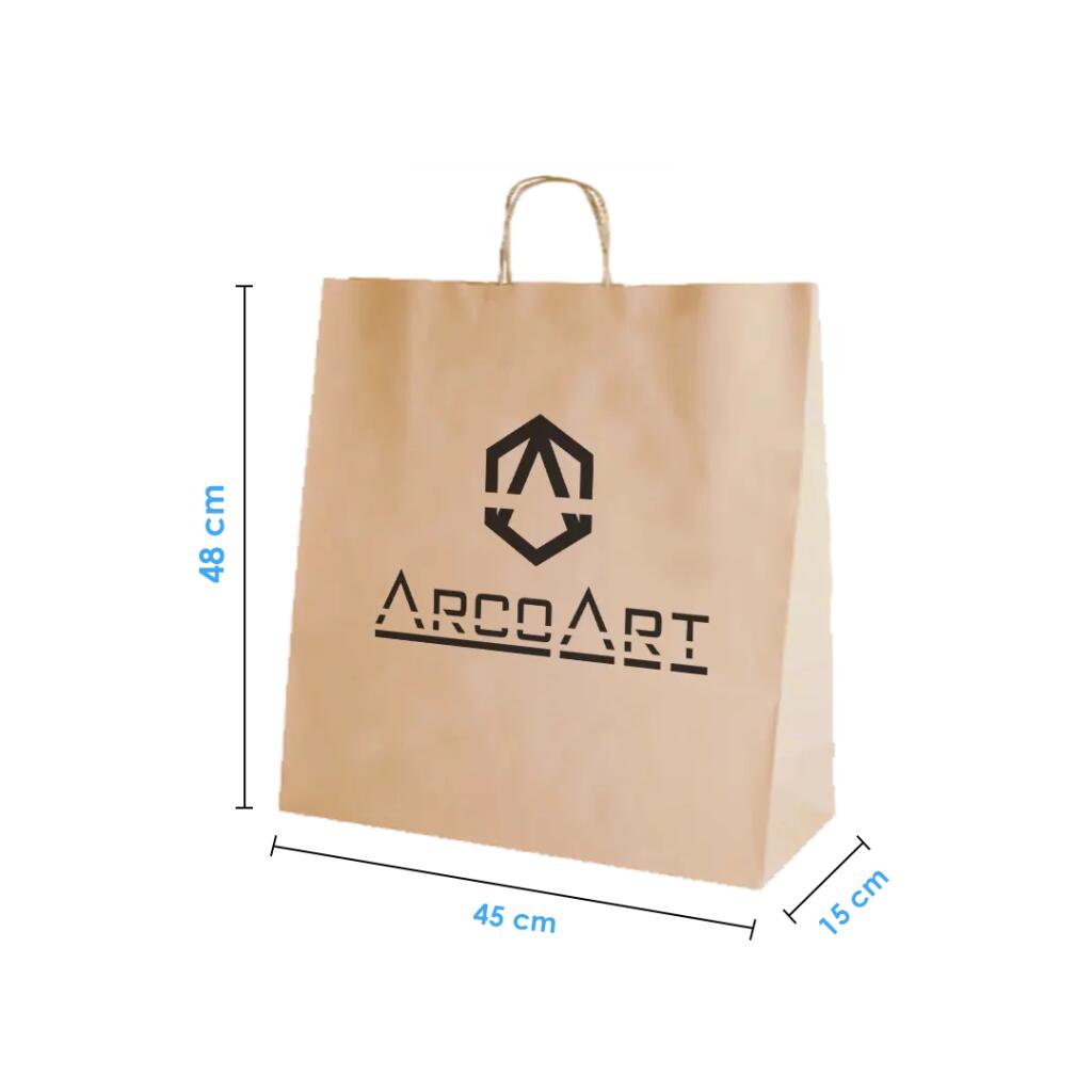 Bolsa De Papel Kraft 45X48X15
