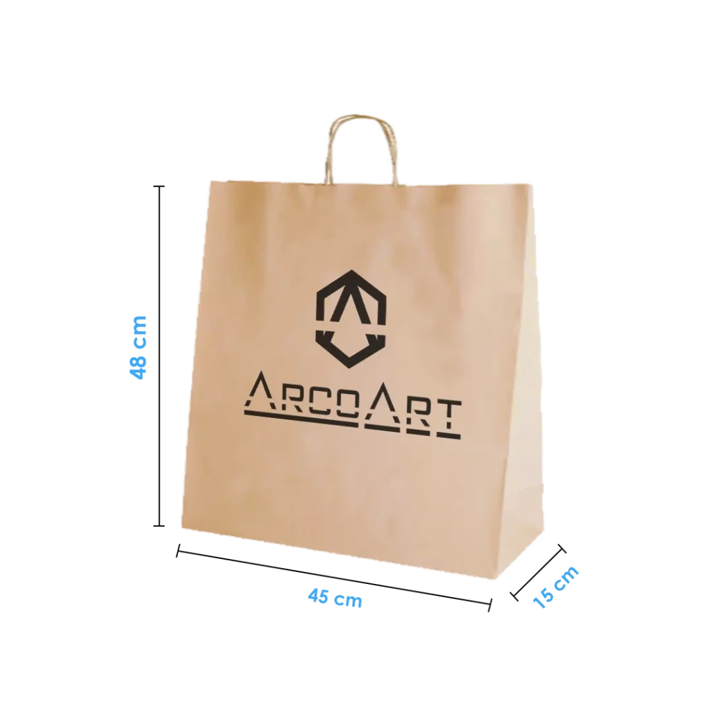Bolsa De Papel Kraft 45X48X15