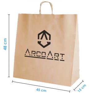 Bolsa de Papel Kraft 45x48x15