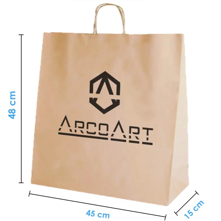 Bolsa de Papel Kraft 45x48x15