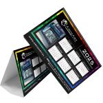 Calendario de Escritorio. Uno encima de otro.