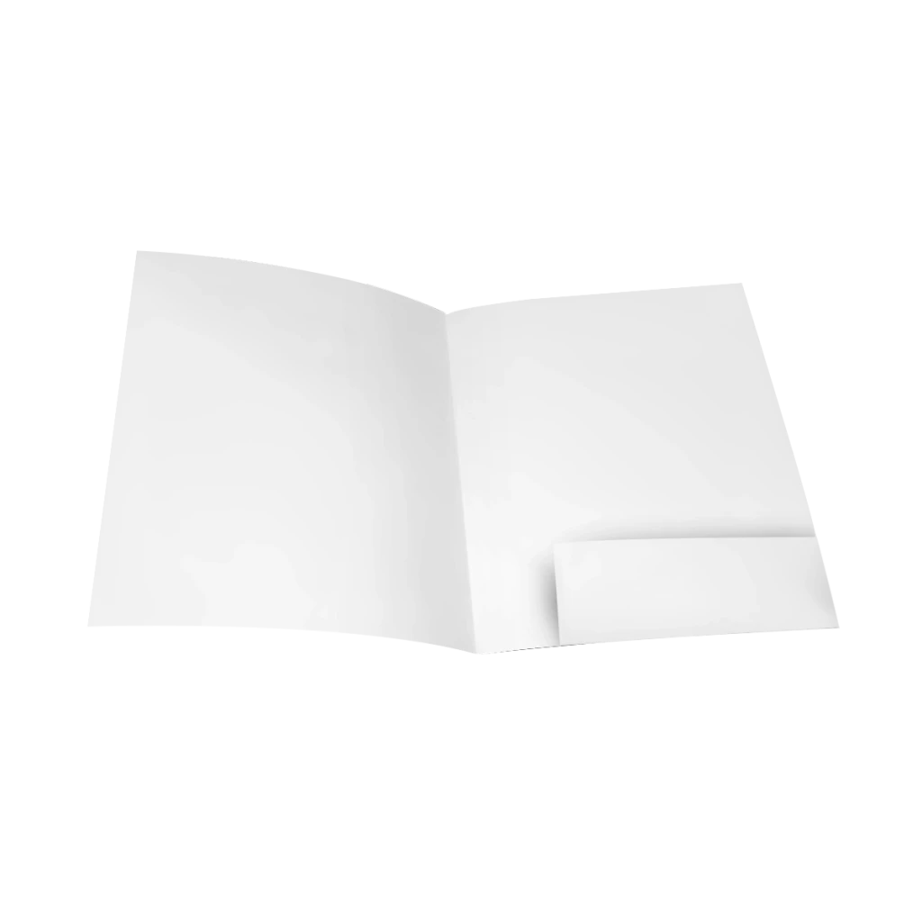 Carpetas Corporativas Carta Con Bolsillo En Blanco