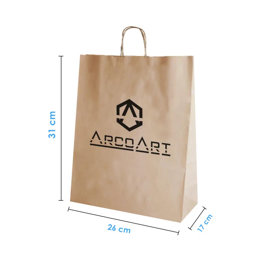 Bolsa Papel Kraft 26X30X17 (Delivery)