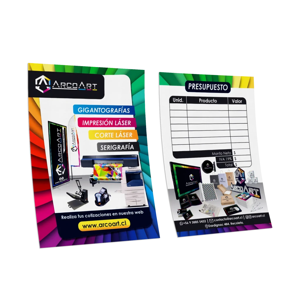 Flyers 14X20 Cm Ambas Caras