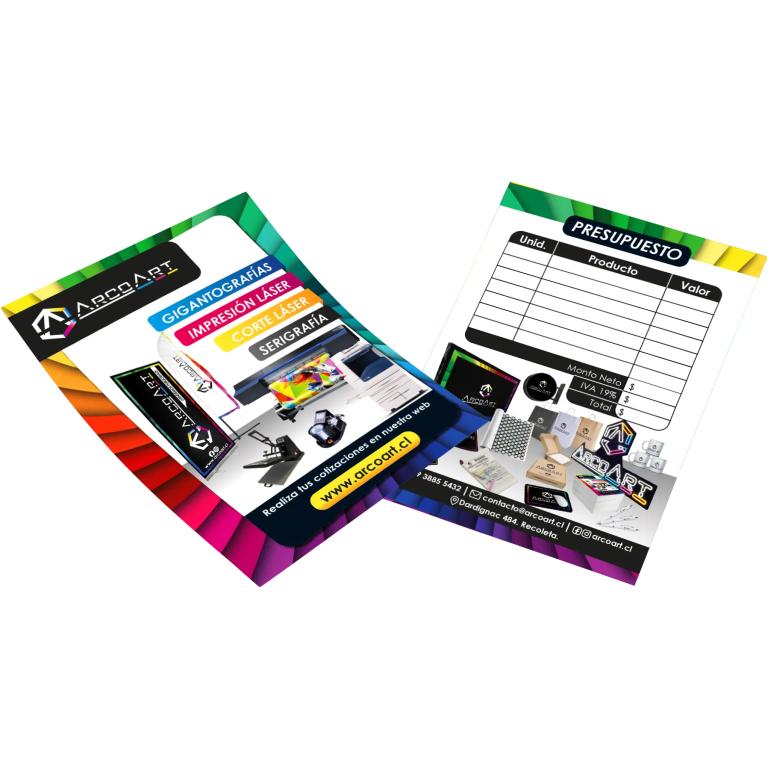 Flyers 20x28 cm ambas caras