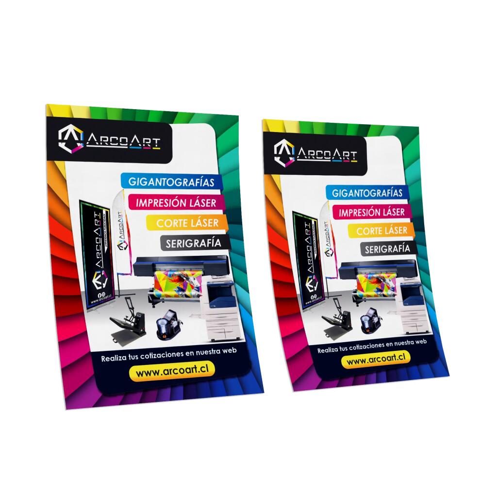 Flyers 14X20 Cm Una Cara