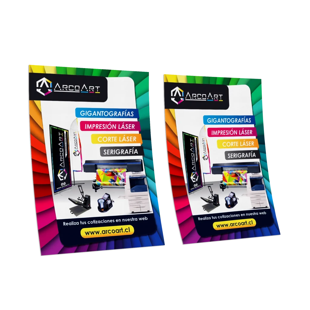 Flyers 14X20 Cm Una Cara