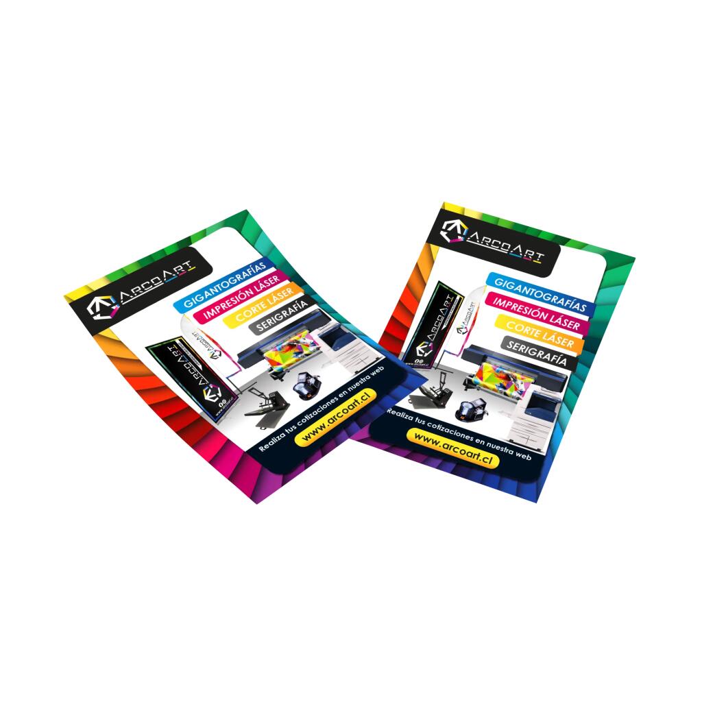 Flyers 20X28 Cm Una Cara