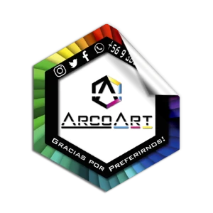 Sticker Individual Hexagono