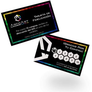 Tarjeta de Fidelización dos caras