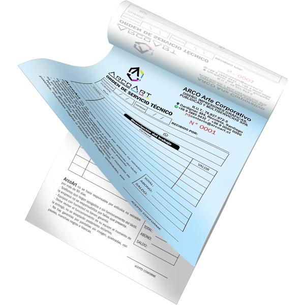 Talonarios Autocopiativos 1/4 Carta