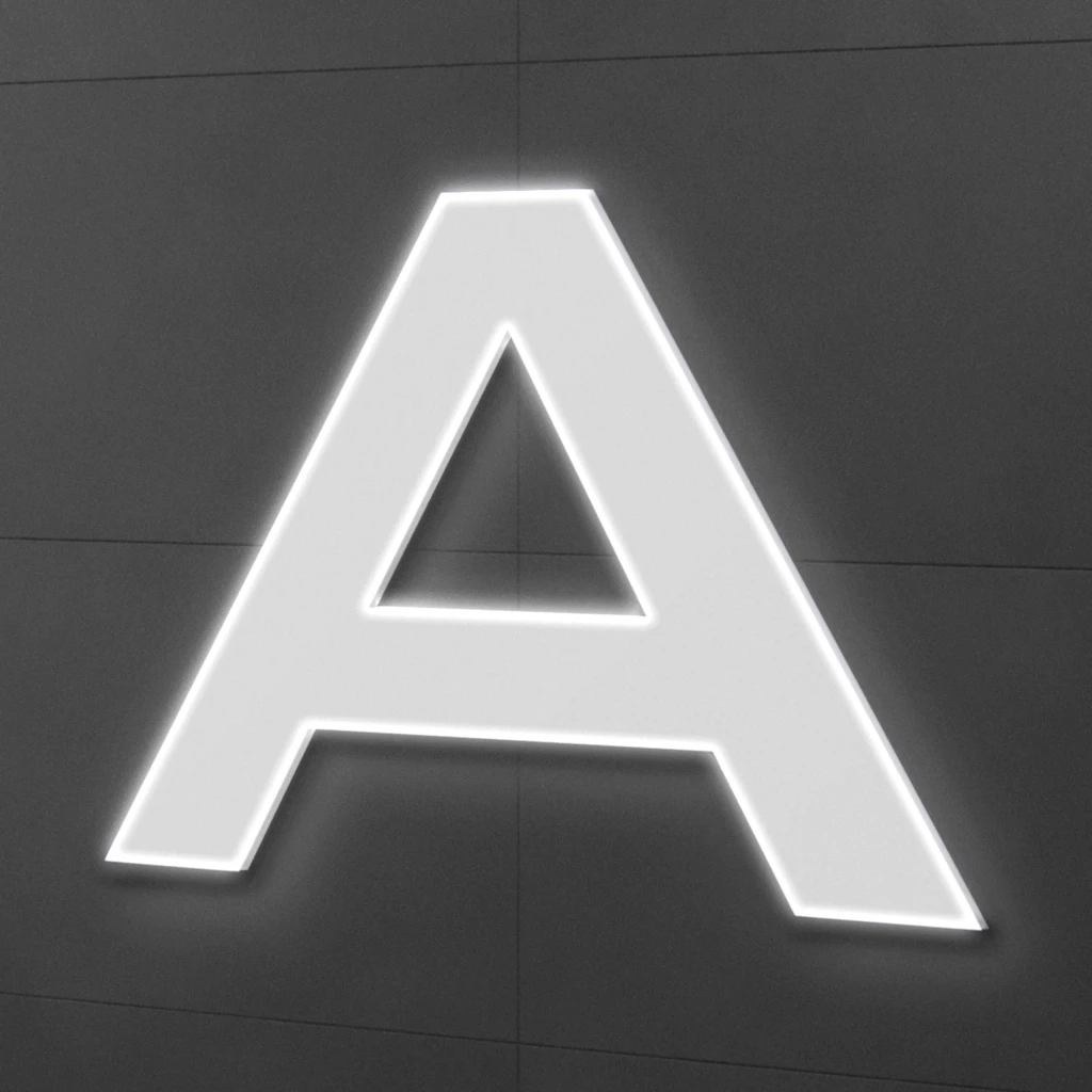 Letra Volumétrica Luminosa