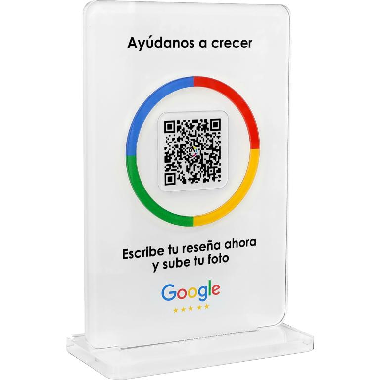 Placa Redes Sociales Google