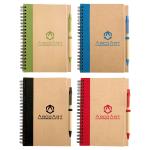 Libreta Ecológica 1/2 Oficio colores Rojo Azul Verde Negro