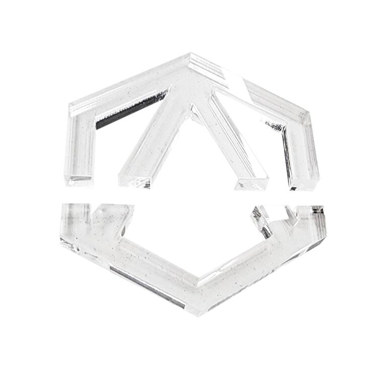 Corte Acrílico Tranparente