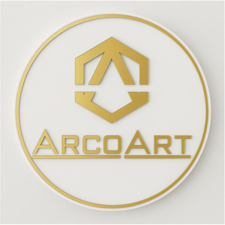 Letrero Circular Acrilico con Relieve