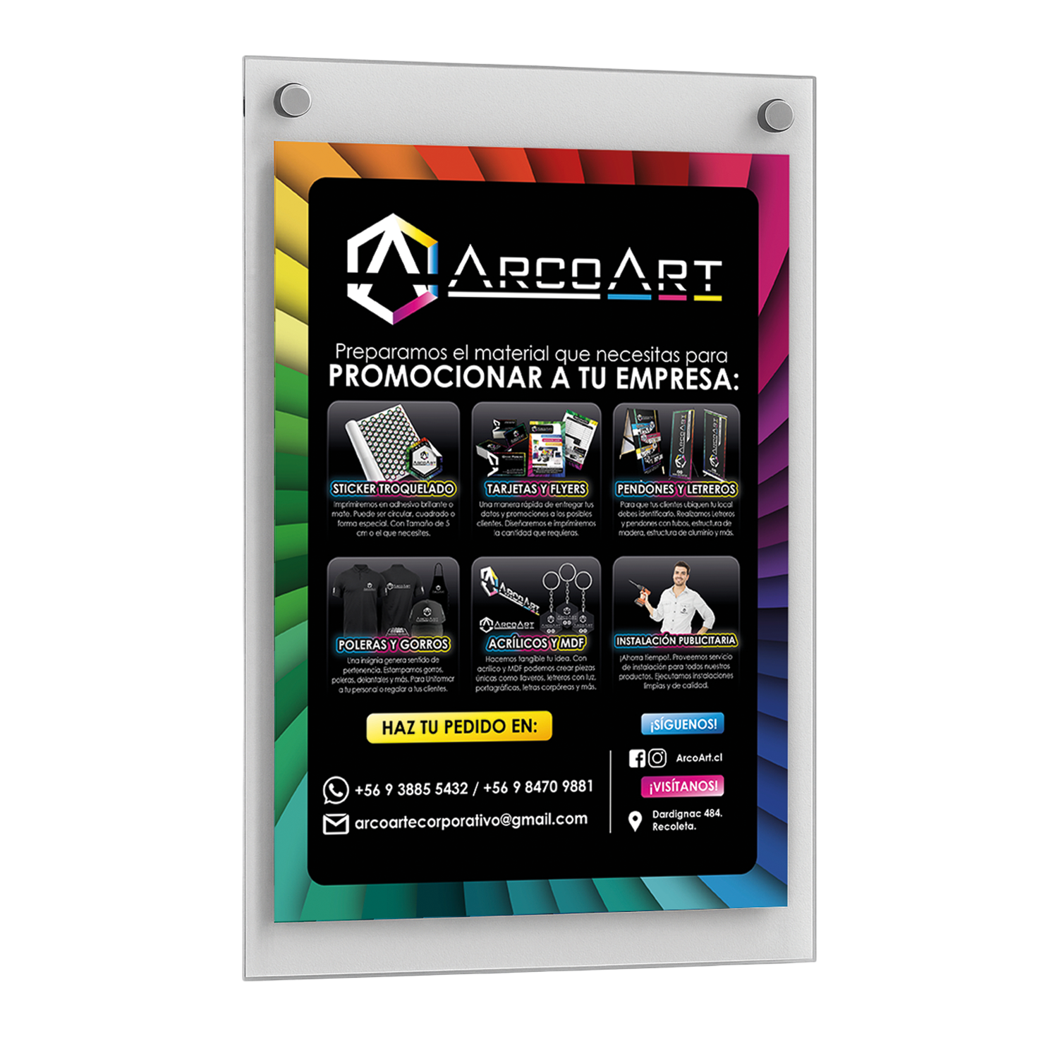 Portagraficas Acrilico Muro Portagraficas Acrilico Muro