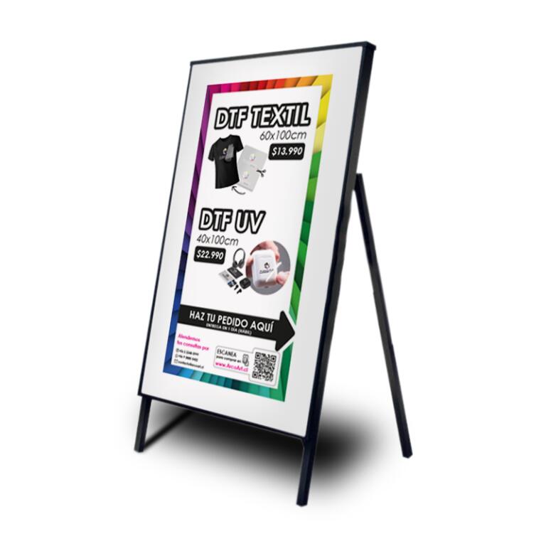 Panel LED publicitario + Grafica Backlight 60x120cm