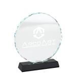 Trofeo Galvano redondo de Cristal