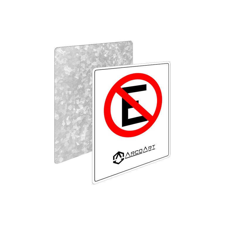 Señaletica en Metal Galvanizado