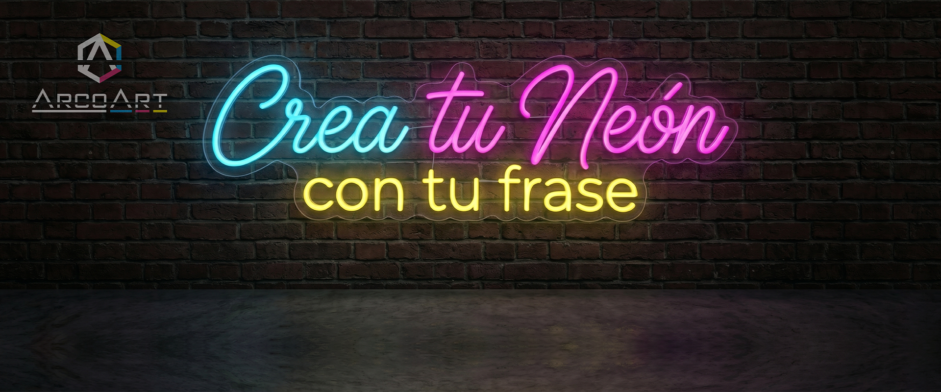 Banner - Letrero Neon Con Frase
