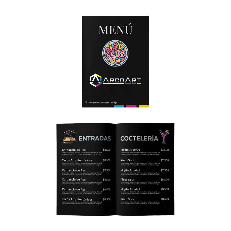 Menu Tipo Revista